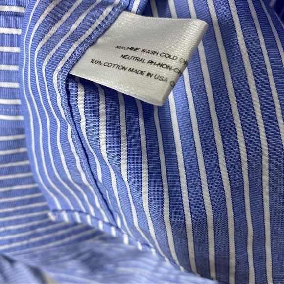 J. PRESS Men's Oxford Striped Buttondown Shirt 15.5-34 - Picture 5 of 5